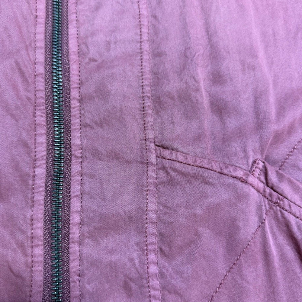 Marrakech Anthropologie Quilted Full Zip Bomber Jacket Pink Women S Lightweight - Picture 8 of 11